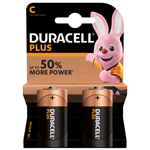 BATTERIA DURACELL PLUS 1/2 TORCIA PZ.2