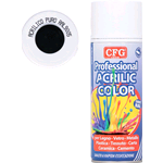 SPRAY SMALTO ACRILICO PURO ML.400 NERO OPACO RAL 9005