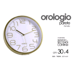 OROLOGIO A PARETE D.30 ERY ORO