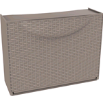 SCARPIERA BOX HARMONY RATTAN TORTORA