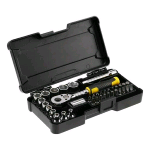 SET STANLEY 37 PZ ATTACCO 1/4 BUSSOLE-INSERTI STMT82672-0