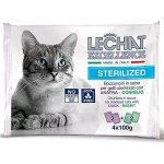 LECHAT EXCELLENCE STERILIZED IN SALSA 4X100 GR. ANATRA/CONIGLIO