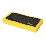 SPUGNA RICAMBIO PER FRACASSA 290 X 150 GIALLO