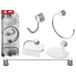 SET ACCESSORI BAGNO KEY B 5 PZ 