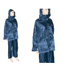 COMPLETO GIACCA E PANTALONI BLU TG XXL