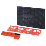 KIT MENSOLA FORATA + 10 ACCESSORI E CONTENITORI