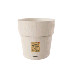 VASO ETHICA 25 GESSO C/SOTTOVASO