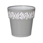 VASO OPERA GAIA 20 STONE GREY C/SOTTOVASO