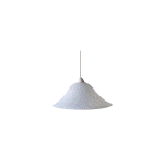 LAMPADARIO SOSPENSIONE RICAMO D.40 BIANCO