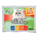 SIMBA SPECIAL PACK 4 X 100 GR. TROTA-POLLO-SALMONE-CARNE