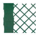 TRALICCIO ESTENSIBILE PVC VERDE MT.2X1