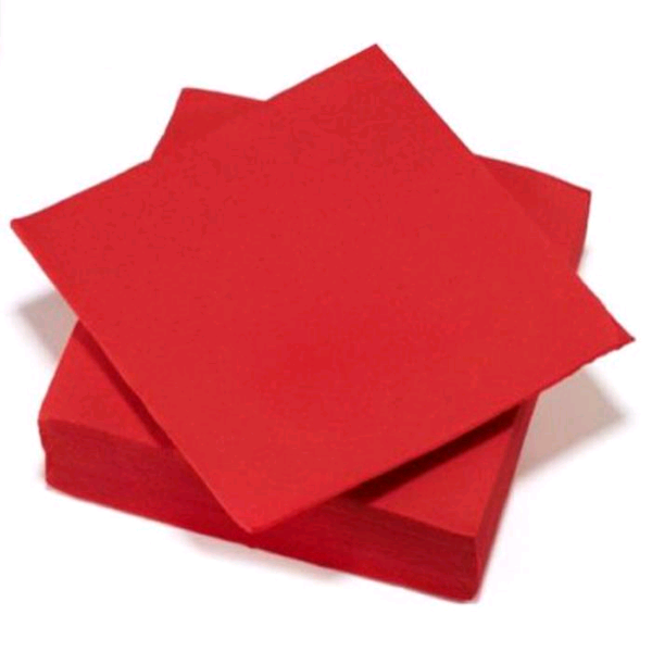 TOVAGLIOLI 33 X 33 TU 2 VELI ROSSO