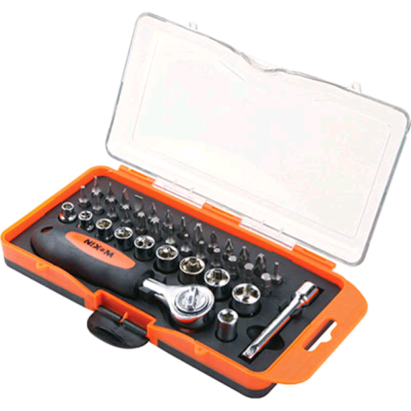 SET WOKIN PZ.38 ATTACCO 1/4 BUSSOLE + INSERTI + CRICCHETTO