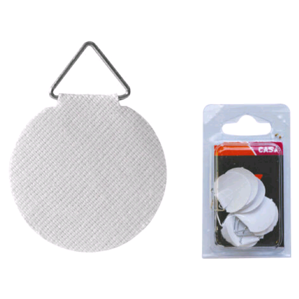 Prodotto: 548025 - ATTACCAGLIE PER QUADRI TELATE N.1 BL 8PZ - BRIXO  (FERRAMENTA-CHIODI-VITI-ACCESSORI DI FISSAGGIO-Attaccaglie-Piastrine -  Angolari)ATTACCAGLIE PER QUADRI TELATE N.1 BL 8PZ