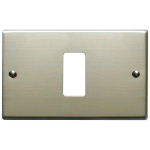 PLACCA ALLUMINIO 1 FORO 