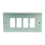 PLACCA ALLUMINIO 4 FORI