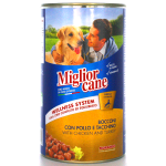 MIGLIORCANE 1250 GR. BOCCONI CON POLLO E TACCHINO