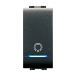 PULSANTE LUMININOSO MYLIFE ANTRACITE