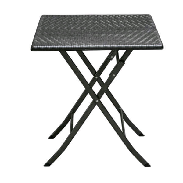 TAVOLO PIEGHEVOLE 61X61XH73 LEVANTE NERO
