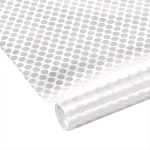 PLASTICA ADESIVA VETRO CERCHIETTI TRASP.