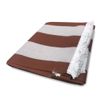 TENDA DA SOLE 300X300 MIRA BIANCO/MARRONE C/OCCHIELLI