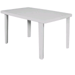 TAVOLO RESINA MARTE 100X67 BIANCO