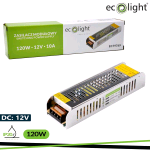 ALIMENTATORE 12V 120W 10A X LED ECOLIGHT