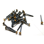CHIODI ACCIAIO TESTA OTTONATA MM.25 PZ.25