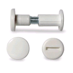 VITI DI GIUNZIONE 6X35 PLASTICA BIANCO