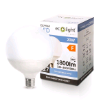 LAMPADA LED ECOLIGHT Globo 20W 6500K