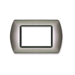 PLACCA COMP. CX 3P CROMO SATINATA