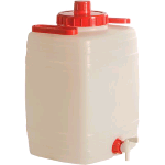 FUSTO POLIETILENE LT.20 CON RUBINETTO