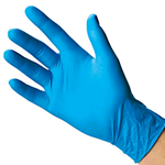 GUANTI NITRILE BLU PZ.100 TG.L 8-81/2