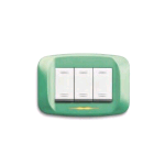 PLACCA AVE S45 PRESSOFUSA 3P VERDE MICALIZZATO