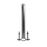 STAFFA PER ANTENNA DRITTA BASE CURVA CM.25