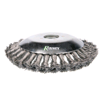 SPAZZOLA PER DECESPUGLIATORE D.15 ACCIAIO RIBIMEX