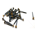 CHIODI ACCIAIO TESTA OTTONATA MM.30 PZ.20