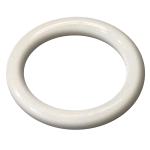 ANELLO PER TENDE D.70 PZ.4 BIANCO