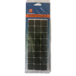 FELTRINI ADESIVI MAXI 25X25 MARRONE