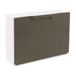 SCARPIERA BOX HARMONY RATTAN TORTORA