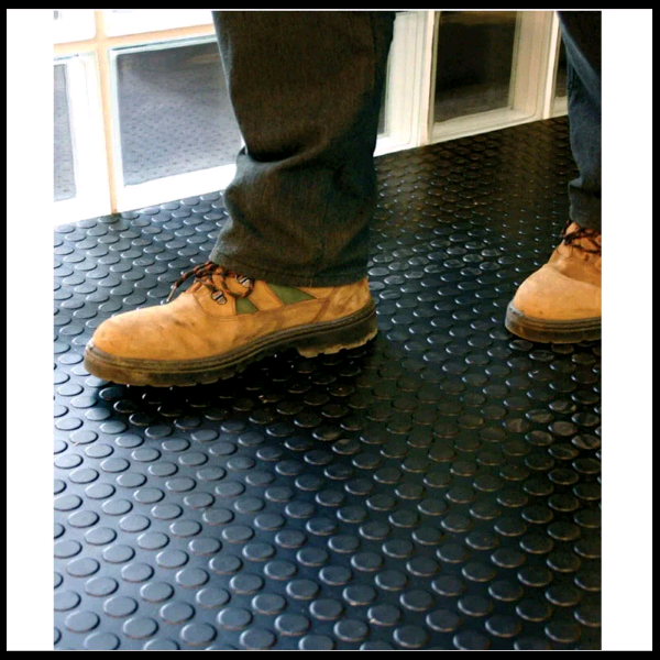 TAPPETO PVC PALLINI H100 NERO