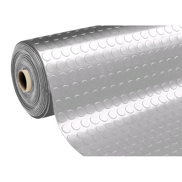 TAPPETO PVC PALLINI H100 GRIGIO PERLA