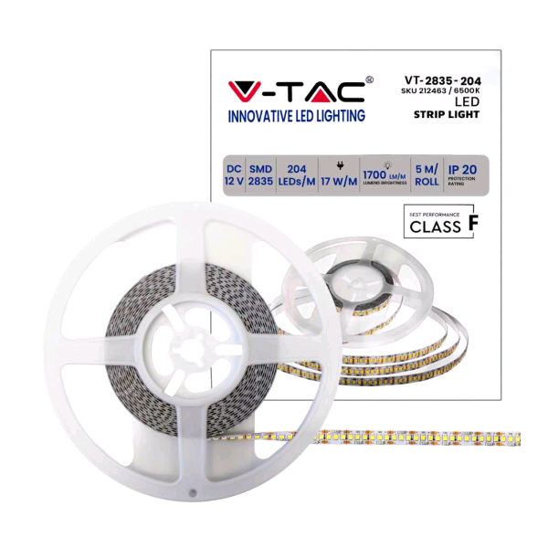 STRISCIA LED V-TAC MT.5 6400K 12V W.17/MT