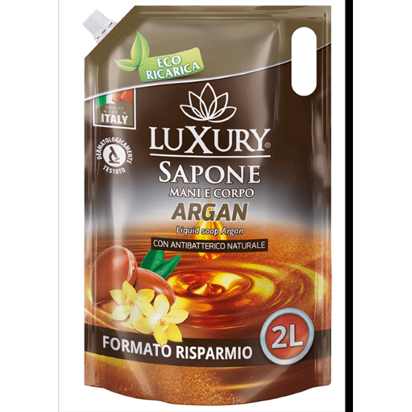 LUXURY SAPONE LIQ.RICARICA 2000ML ARGAN