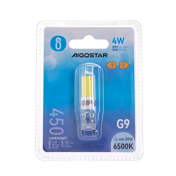 LAMPADA LED AIGO G9 4W 6500K