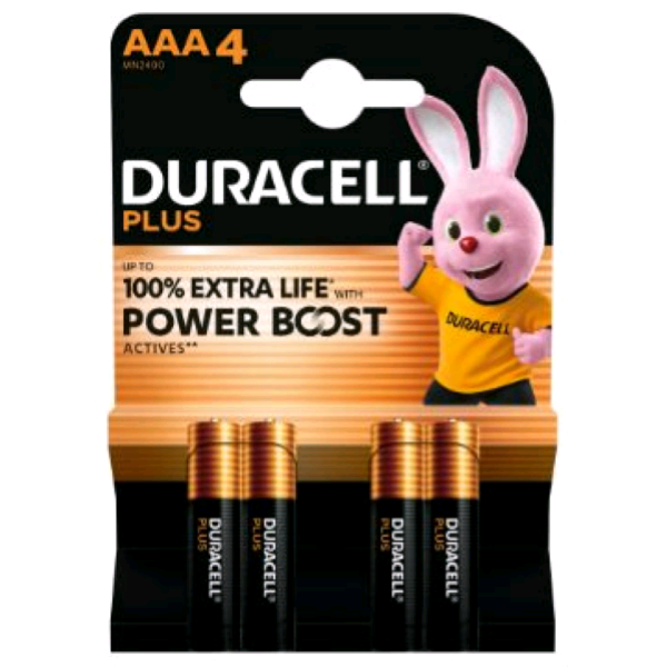 BATTERIA DURACELL PLUS MINISTILO PZ.4