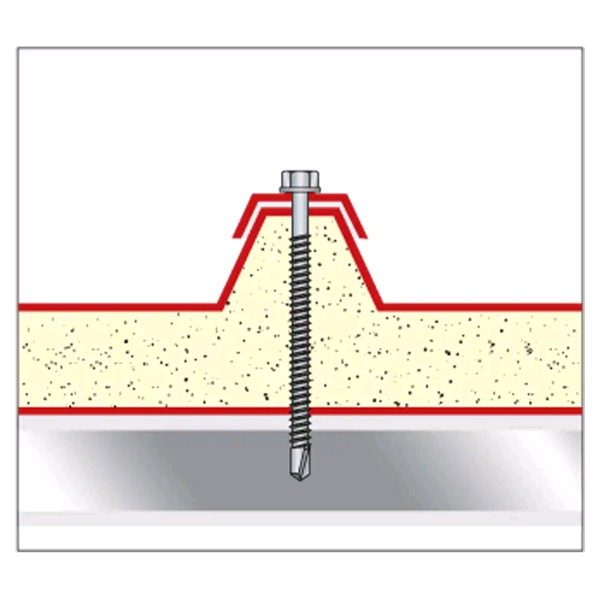 VITI AUTOPERFORANTI TE 6,3X50