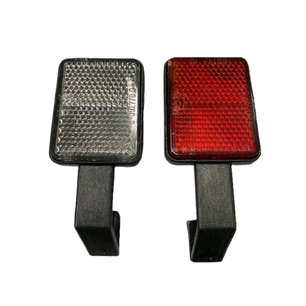 CATADIOTTRI PER BICI SET 2 PEZZI ATTACCO FRENO