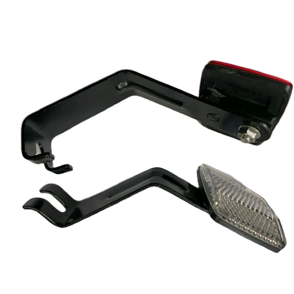 CATADIOTTRI PER BICI SET 2 PEZZI ATTACCO FRENO METALLO