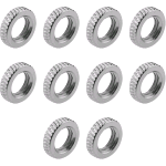 DADO BLOCCAGGIO VALVOLA BICI CROMO